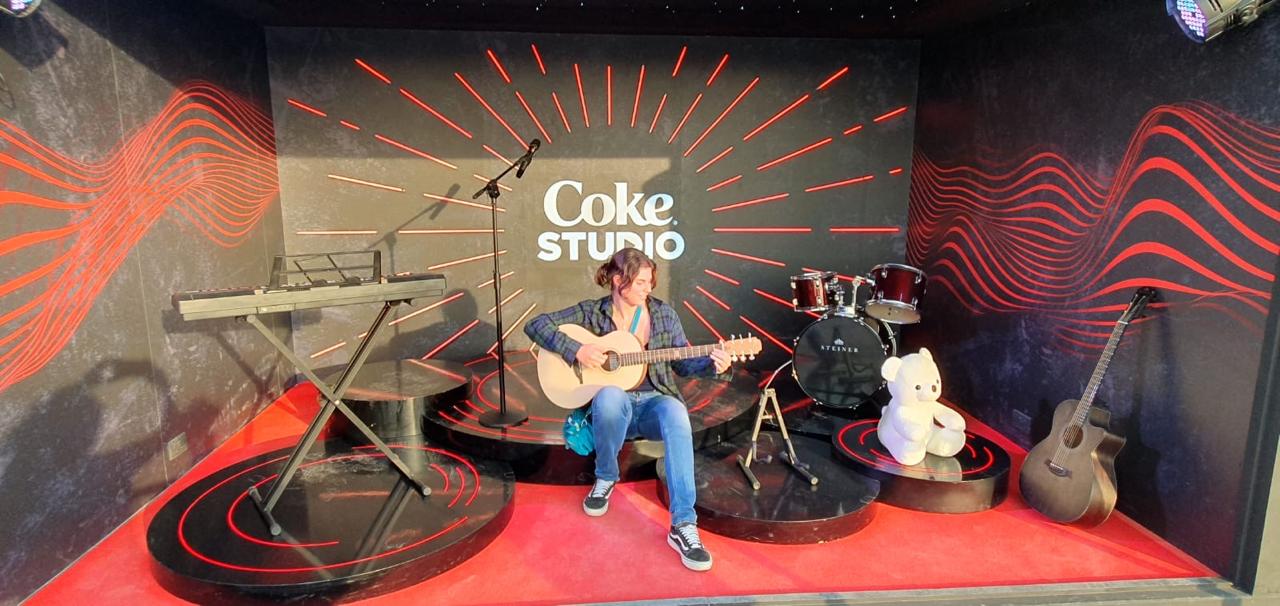 Sofia at the Coca Cola concert